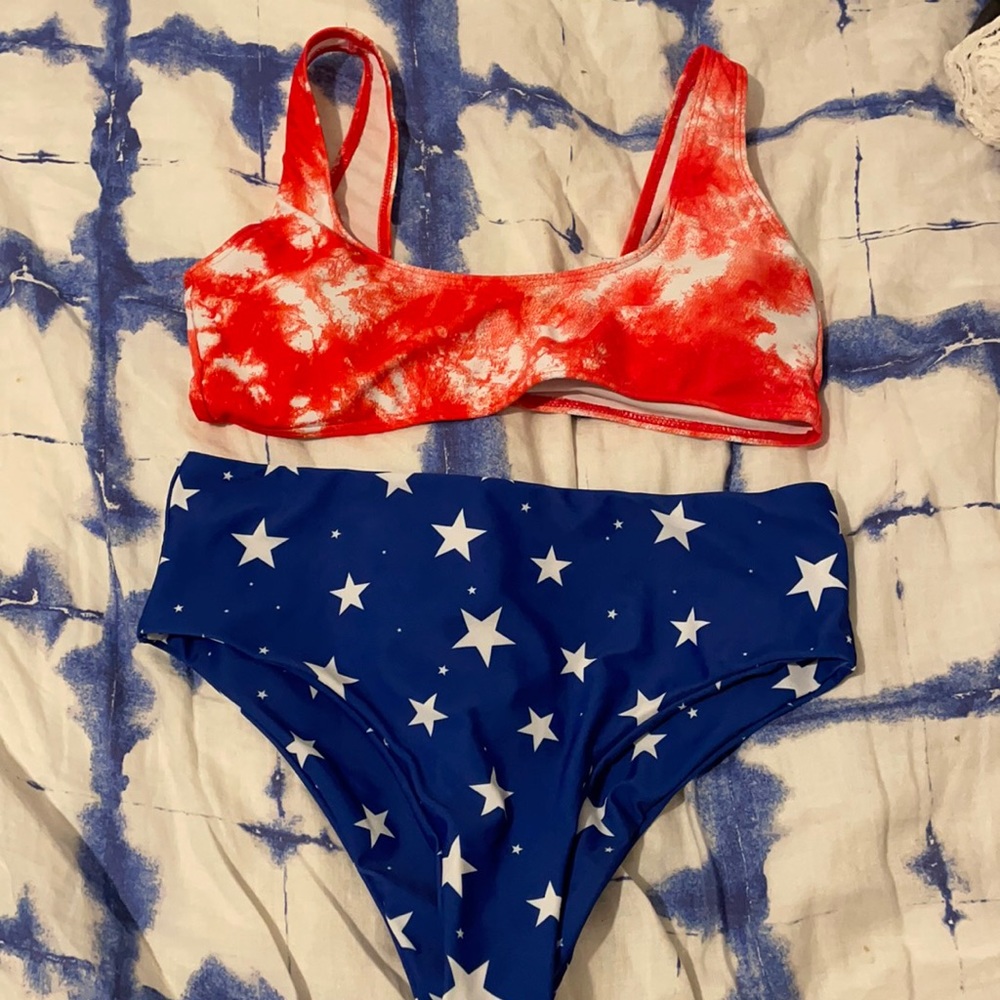 Red, White, and Blue Forth of July Bikini